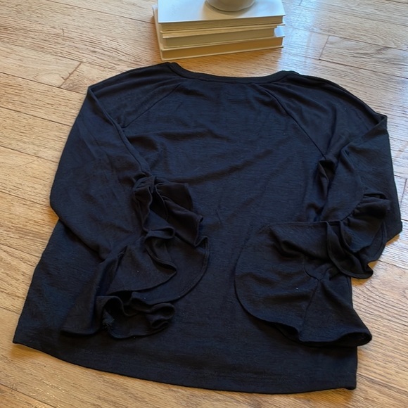 Banana Republic Black Sweater Bell Sleeve - Picture 10 of 10